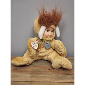 Geppeddo Cuddle Kids "Waldo Walrus" 9" Precious Porcelain Face Plush Doll